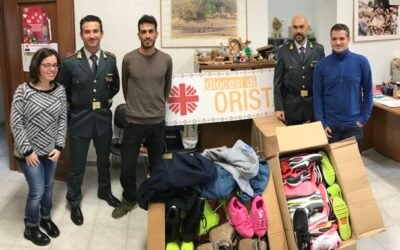  Donazione di merce contraffatta dalla Guardia di Finanza