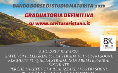 Bando Borse di studio Maturità 2020  –  Graduatoria definitiva