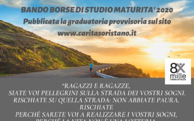 Bando Borse di studio Maturità 2020   Pubblicazione graduatoria provvisoria